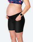 ** CLEARANCE ** High Waisted Bike Shorts - Classic Black