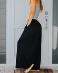 Wide Leg Ribbed Pants