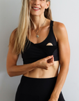 Crossover Nursing Sports Bra - Evolve Bra
