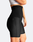 ** CLEARANCE ** High Waisted Bike Shorts - Classic Black